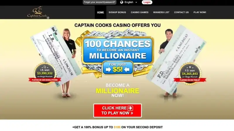 Captain Cooks offers 