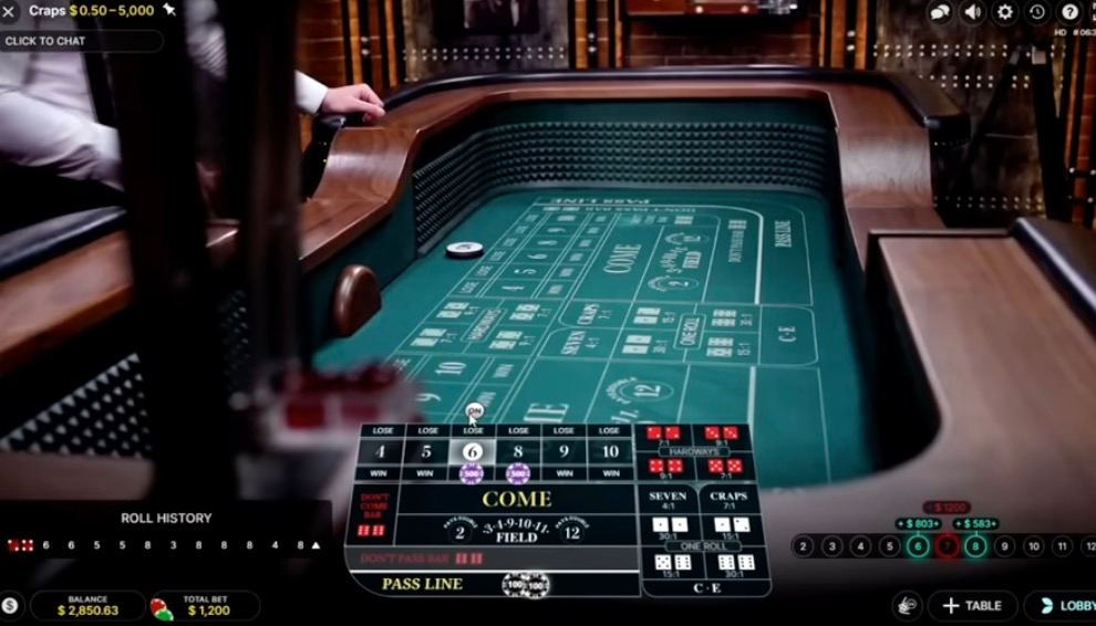 Live game translation at online casino
