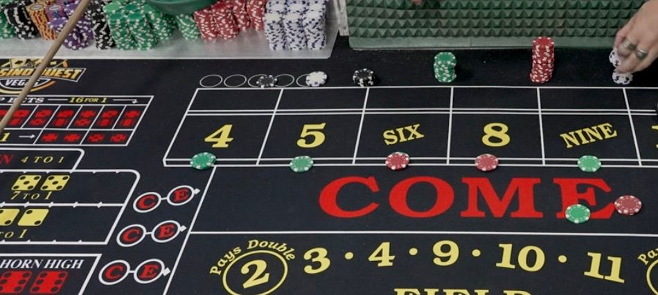 Baccarat table