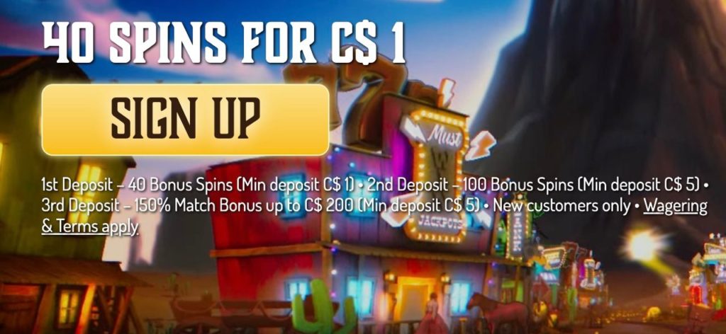 Lucky Nugget bonus 40 free spins